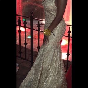 Beautiful Gold Prom Dress